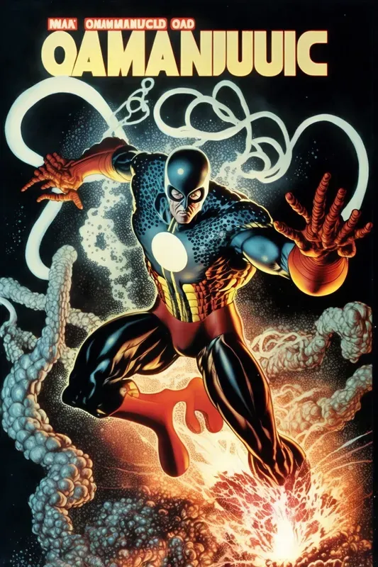 Superhero Comic Book Covers Marvel Style