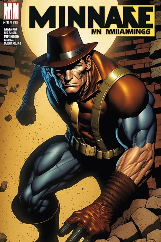 Superhero Comic Book Covers Marvel Style