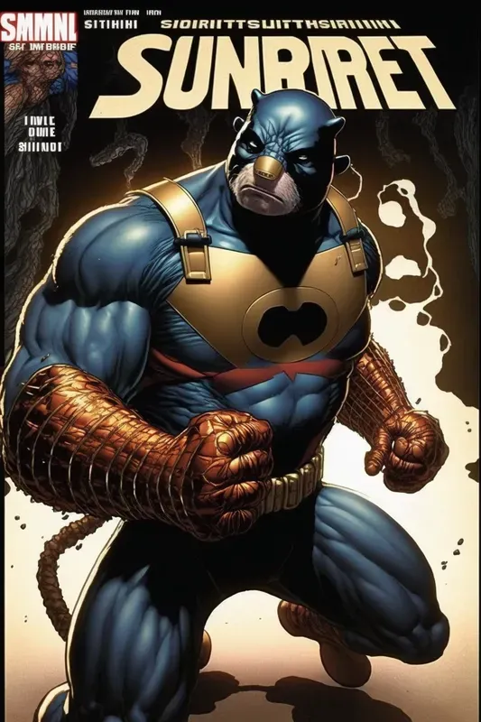 Superhero Comic Book Covers Marvel Style