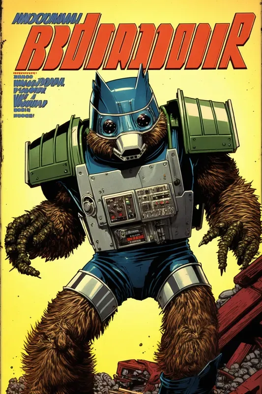 Superhero Comic Book Covers Marvel Style