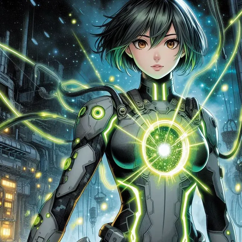 Anime Manga Superpower School Heroines