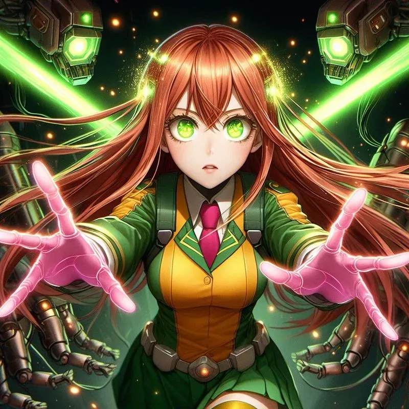 Anime Manga Superpower School Heroines
