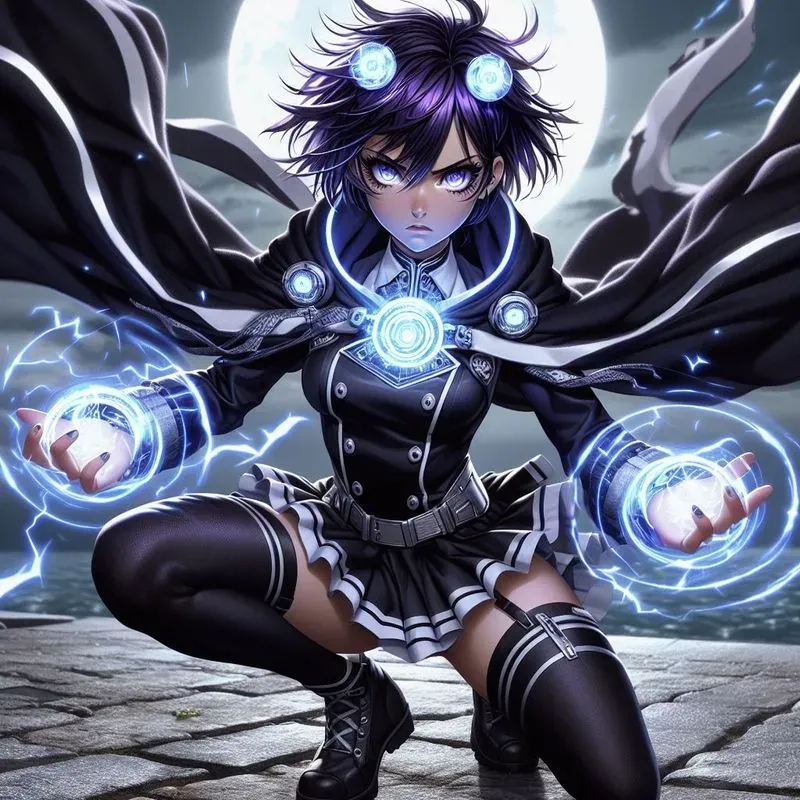 Anime Manga Superpower School Heroines