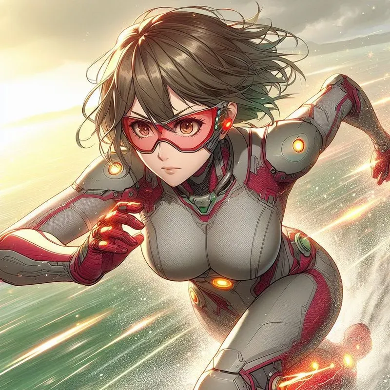 Anime Manga Superpower School Heroines