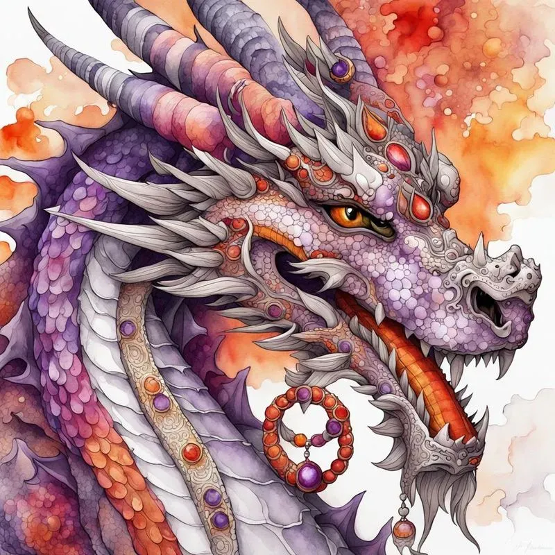 Lineartwatercolor Intricate Cliparts