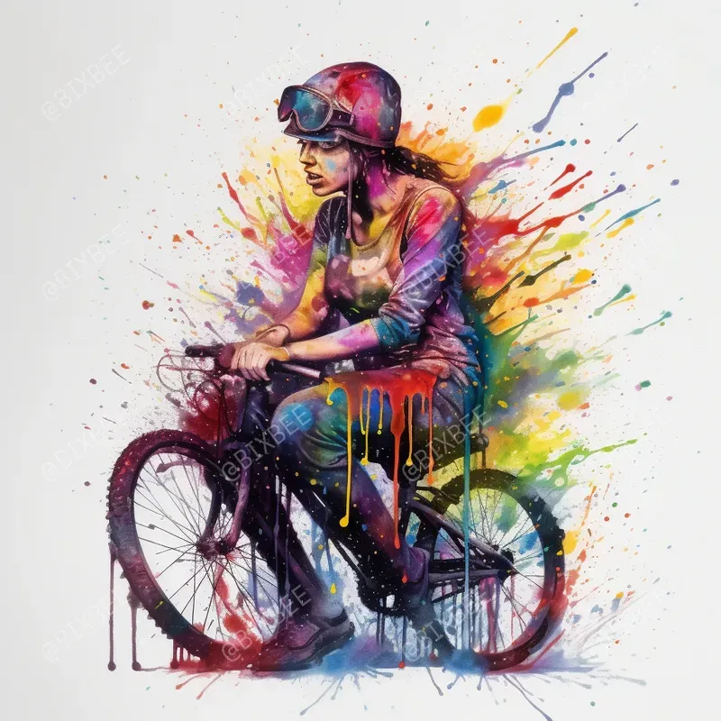 Detailed Rainbow Dripping Drawings