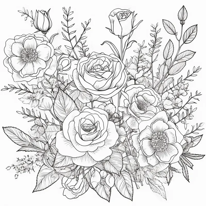 Super Clean Botanical Coloring Pages