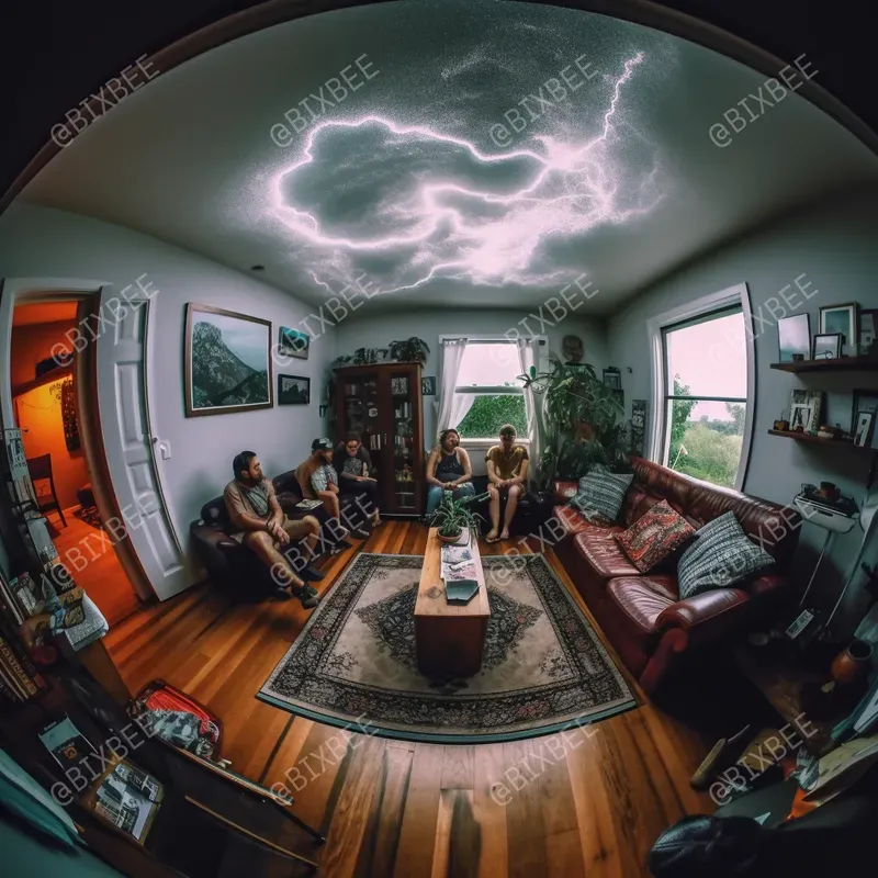 Fisheye Lens Room Photography