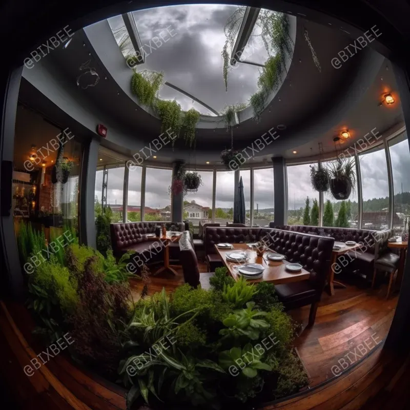Fisheye Lens Room Photography
