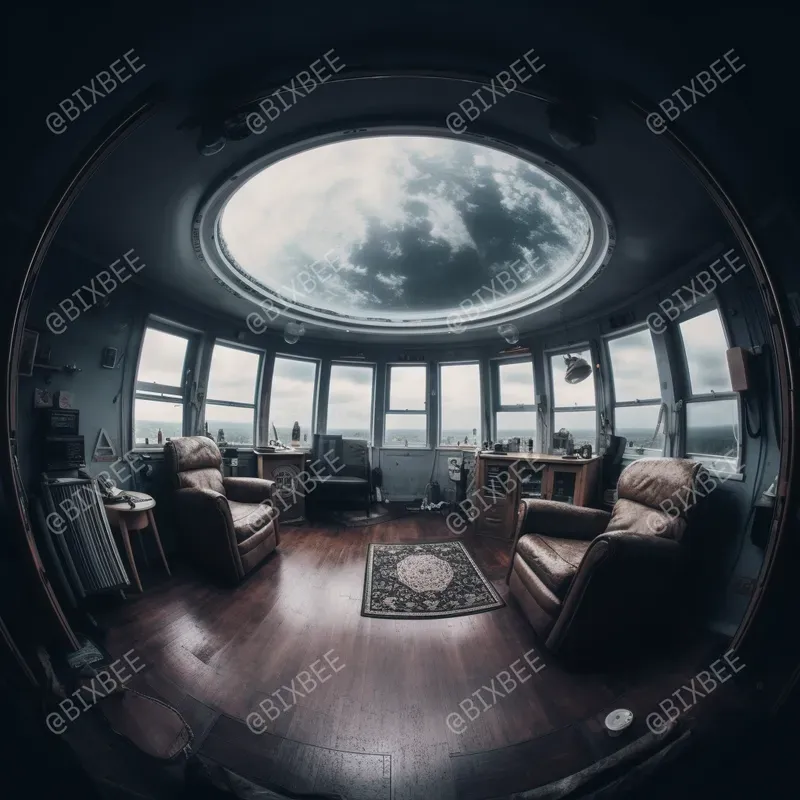 Fisheye Lens Room Photography