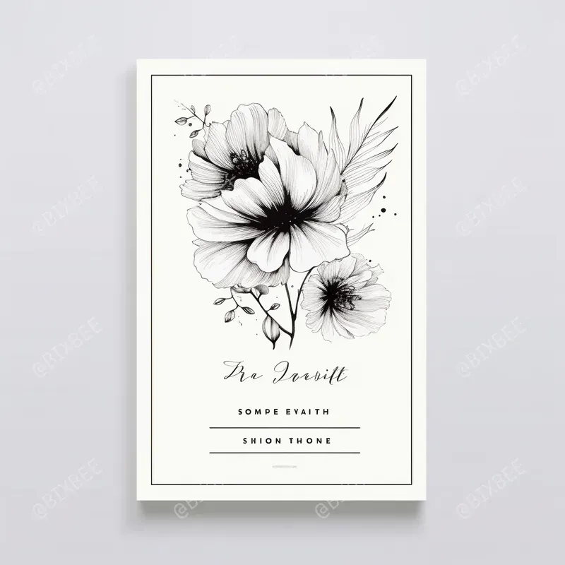 Minimalistic Wedding Invitations