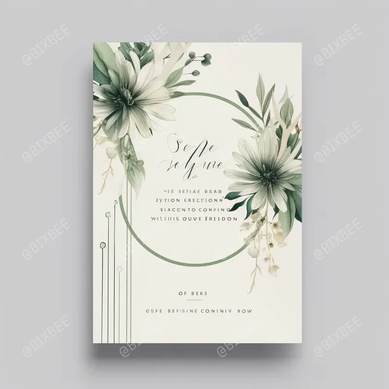 Minimalistic Wedding Invitations