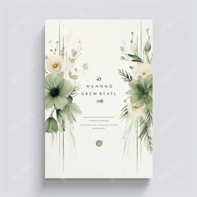 Minimalistic Wedding Invitations