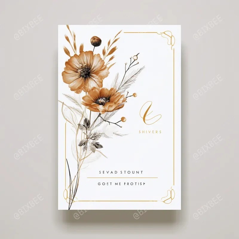 Minimalistic Wedding Invitations