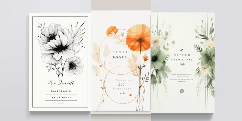 Minimalistic Wedding Invitations generated by undefined