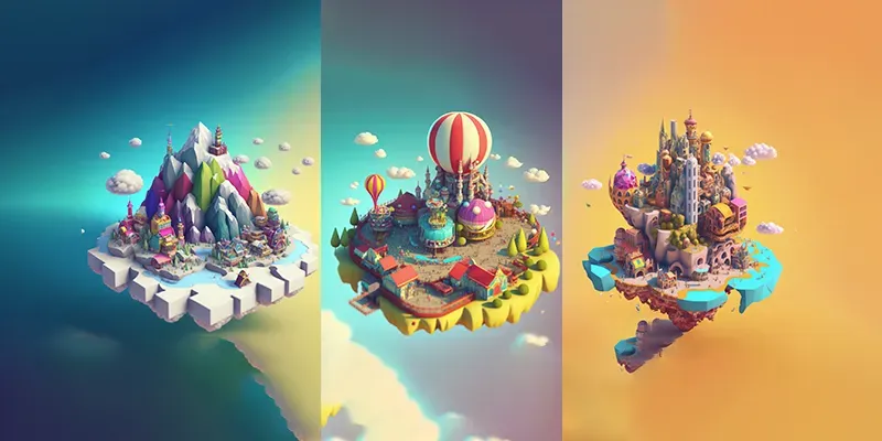 Tiny Fantasy Cities generated by undefined