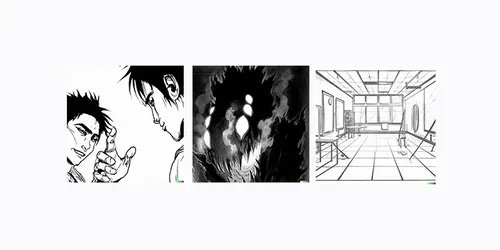 Manga Concept Art generated by dalle