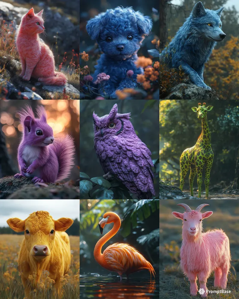 Colored Animals