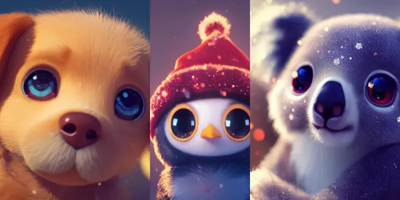 Cute Animals generated by undefined