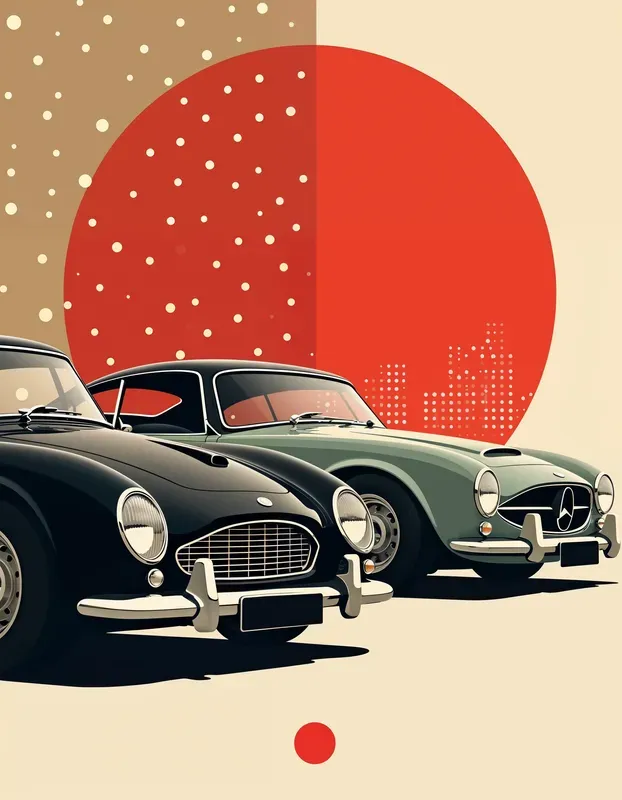 Ikko Tanaka Illustration Inspired  Style