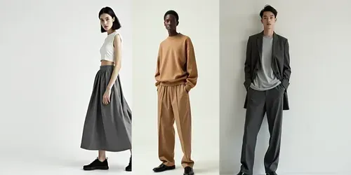 Minimalist Fashion Photography generated by flux