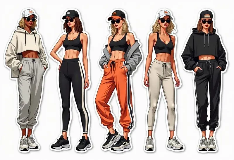 Sticker Fashion Illustration