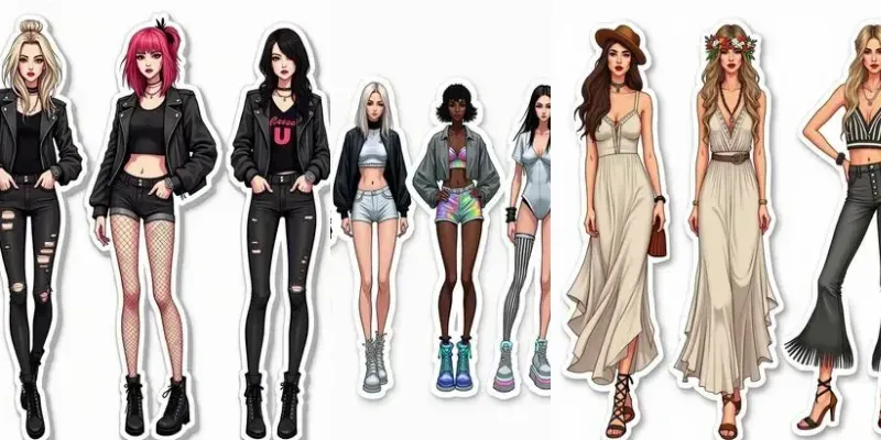 Sticker Fashion Illustration generated by undefined