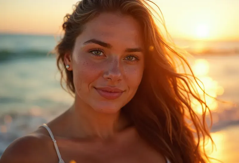 Hyperrealistic Golden Hour Portraits