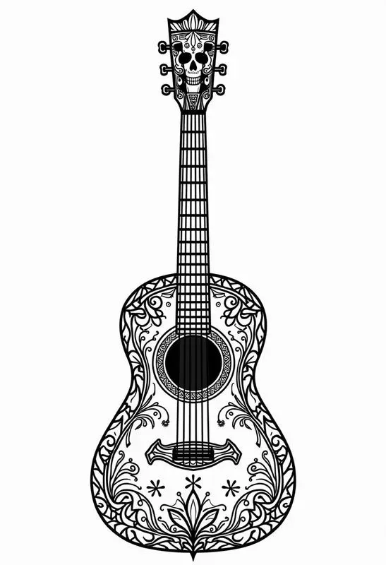 Coloring Book Days Of The Dead