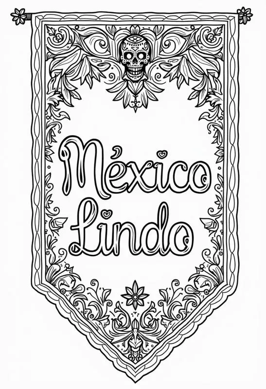 Coloring Book Days Of The Dead