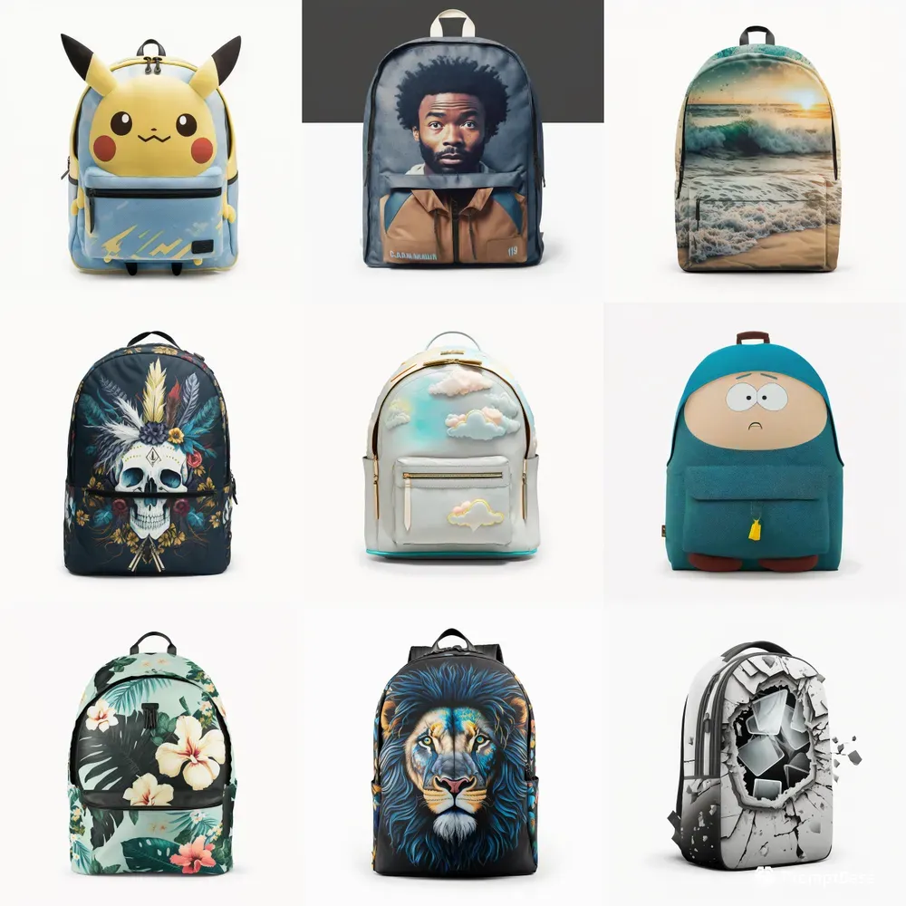 Premium Printed Backpack Designs
