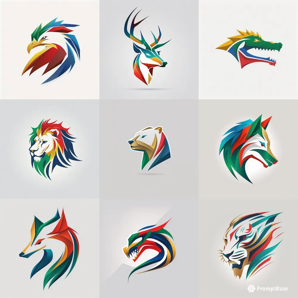 Abstract Animal Logos