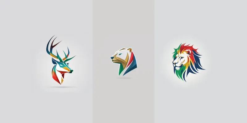 Abstract Animal Logos generated by undefined