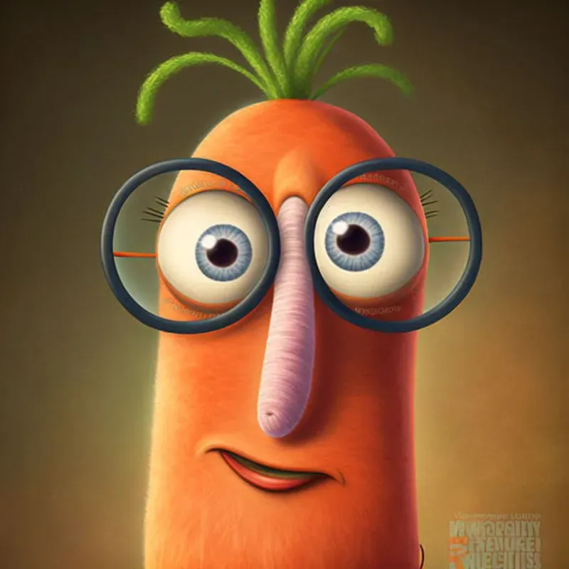 Animated Food Character