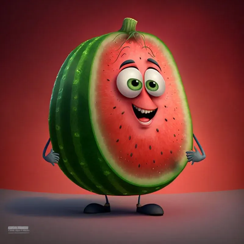 Animated Food Character