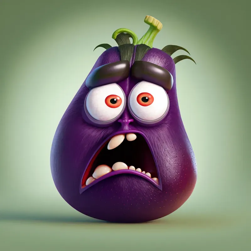 Animated Food Character