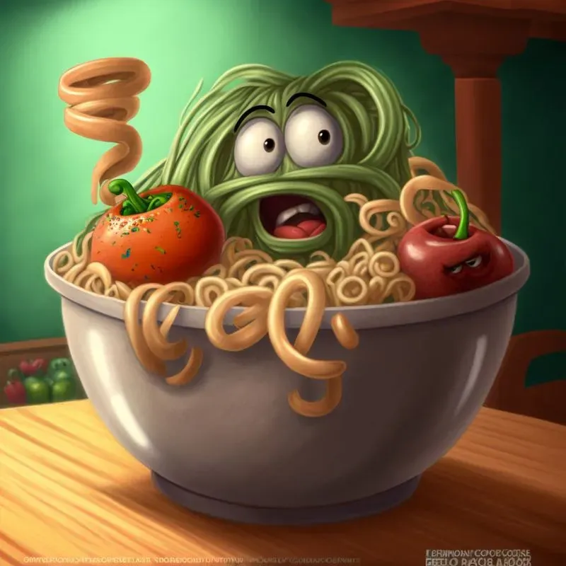 Animated Food Character