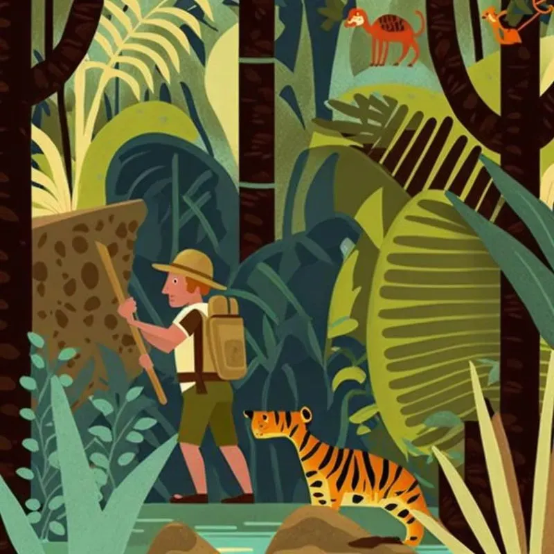 Flat Retro Cartoon