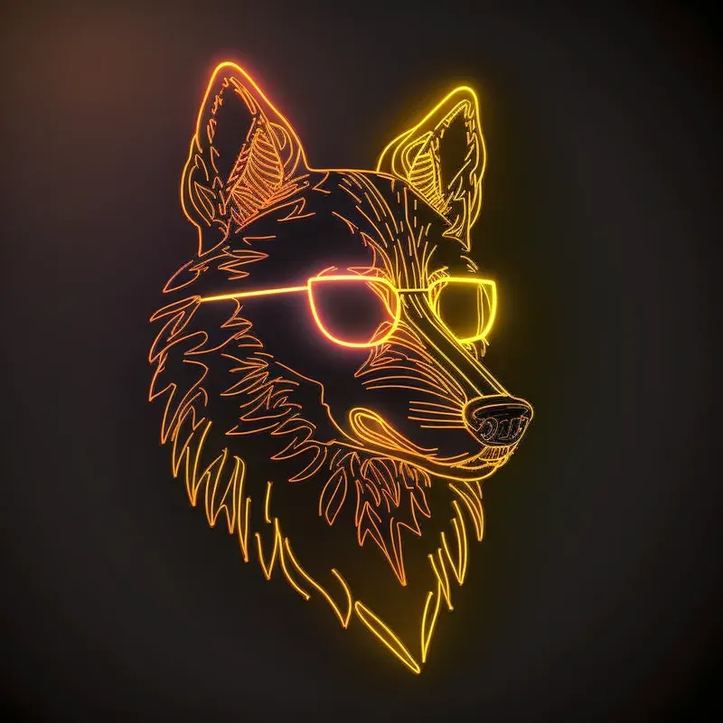 Neon Magic Drawings