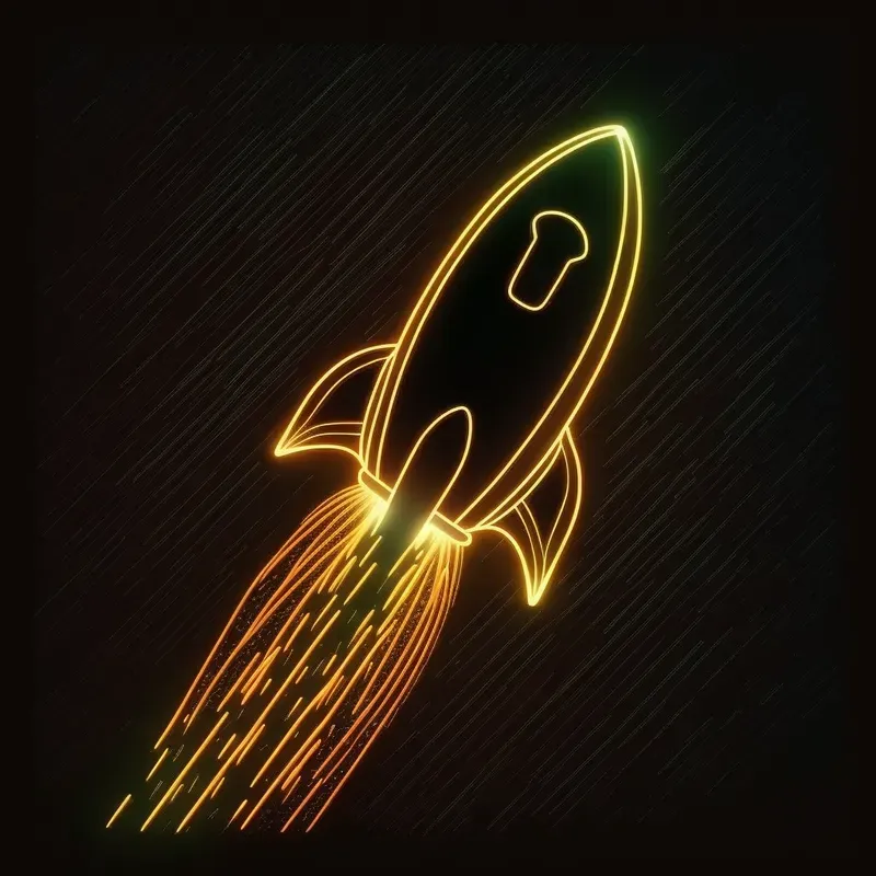 Neon Magic Drawings