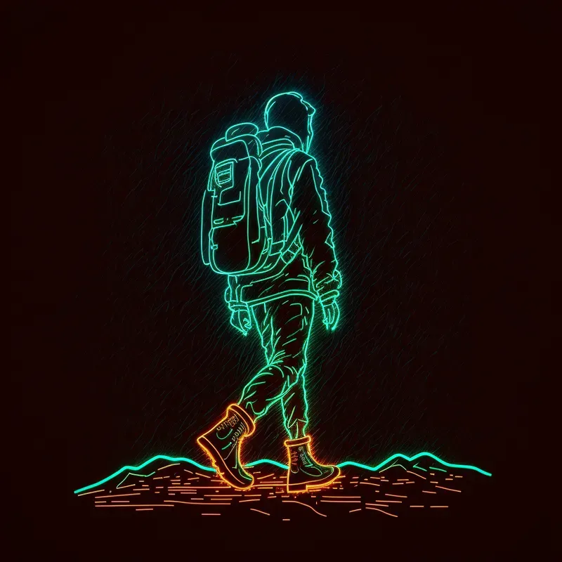 Neon Magic Drawings