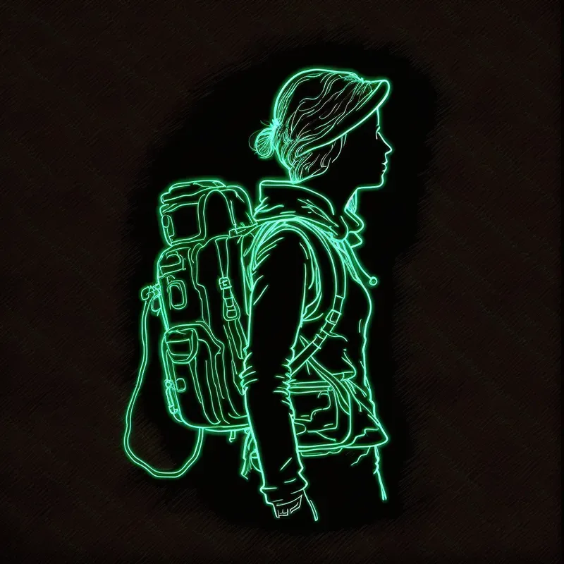 Neon Magic Drawings