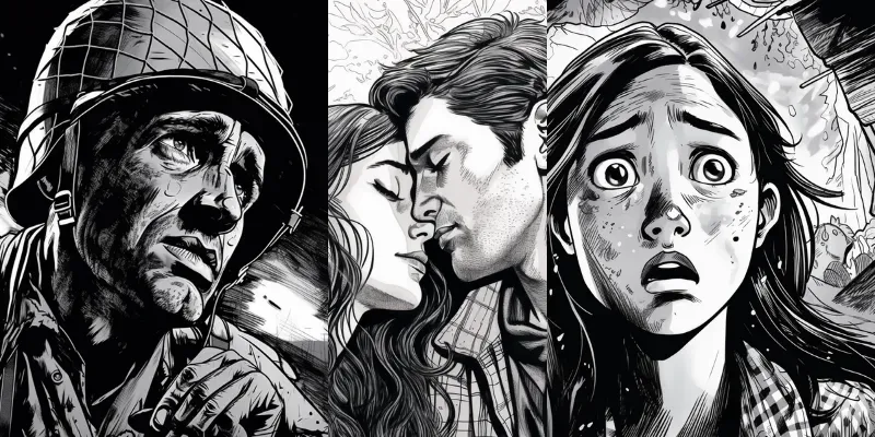 Captivating Graphic Novel Illustrations generated by undefined