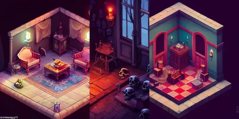 Miniature Rooms For Games generated by undefined