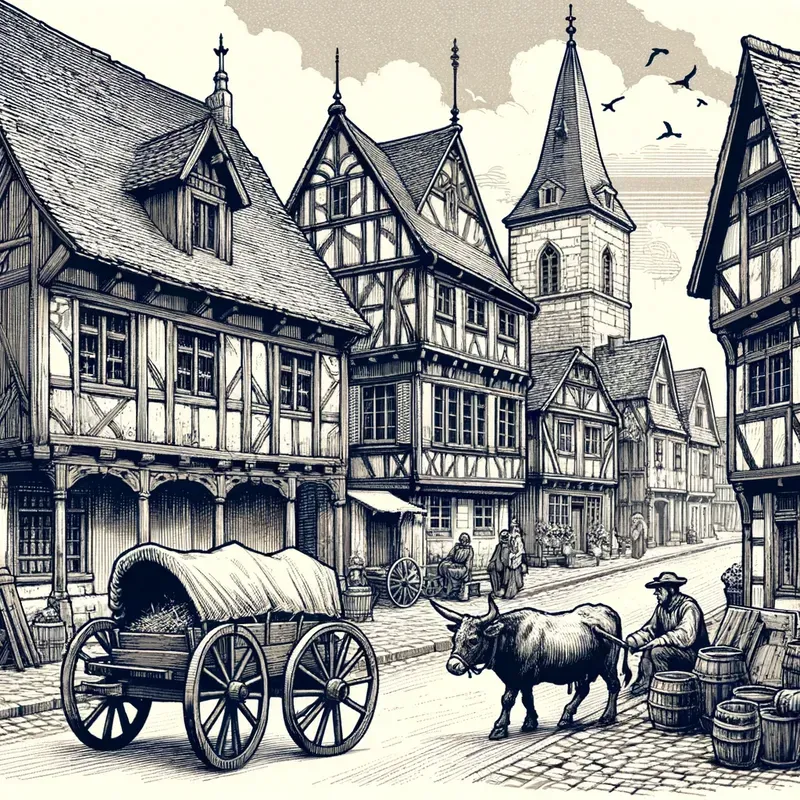 Historic Town Illustrations
