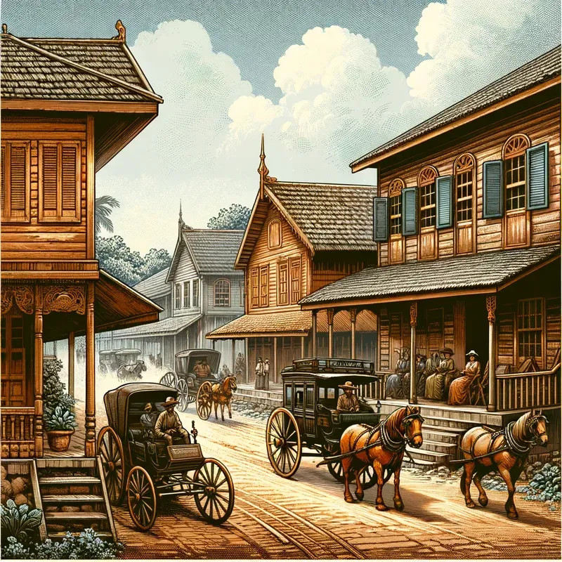 Historic Town Illustrations