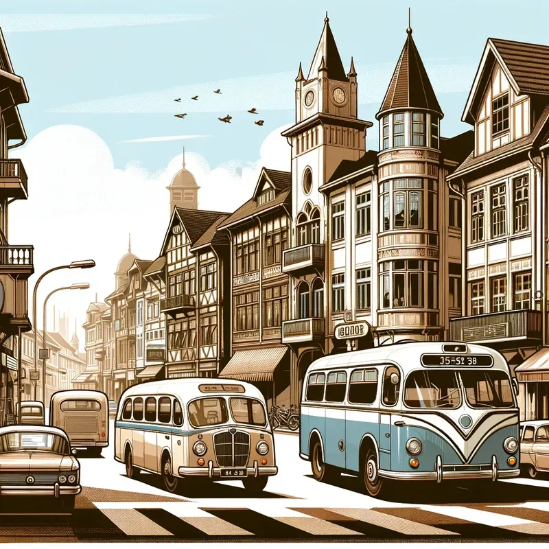 Historic Town Illustrations