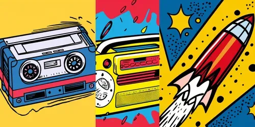Tshirt Design Retro Pop Art generated by midjourney