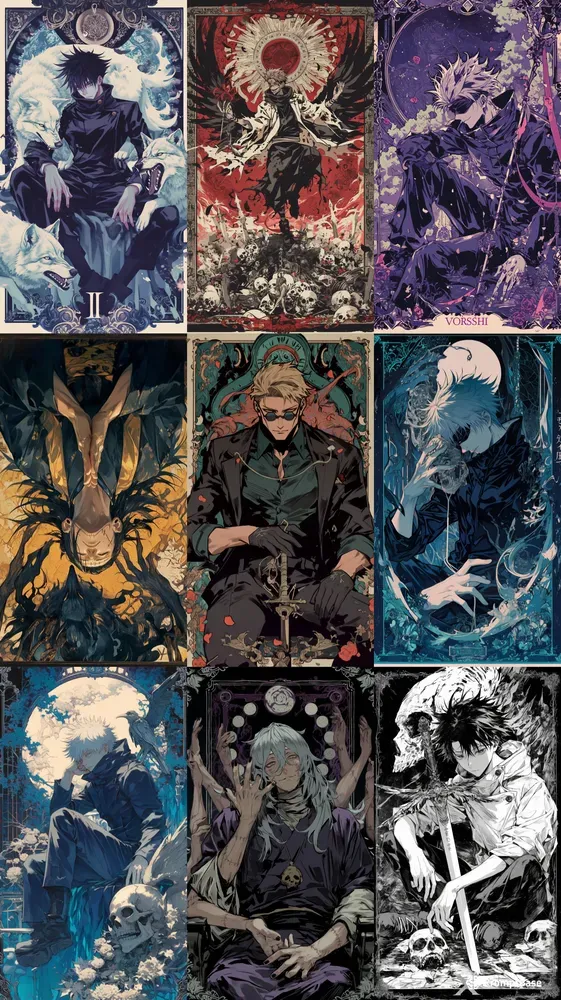 Tarot Jujutsu Kaisen Cards