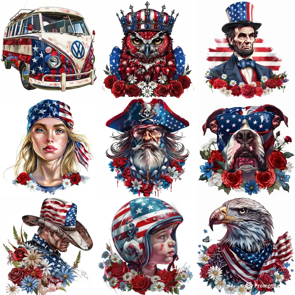 4th Of July Tshirt Prints